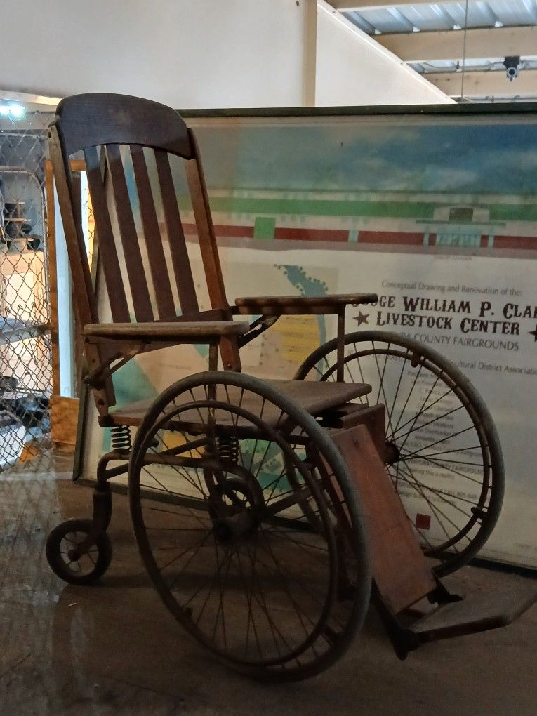 Antique Authentic Wheelchair