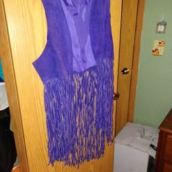 Purple Vest And Purple Boots