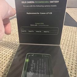 DSLR Canon LP E8 Replacement Battery 