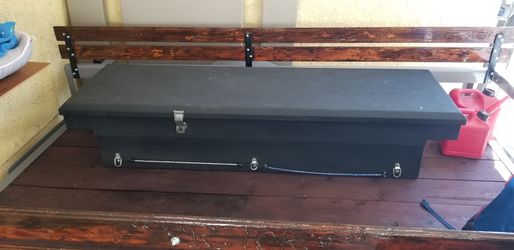 Delta Tool Box with lock and key fully coated outside w Platinum Line-x