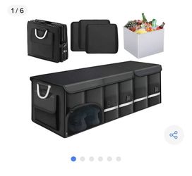 Car Trunk Storage Big Capacity Bag Folding Multifunction Container Tool Durable Organizer Cargo Storage Tool for SUV Truck Sedan(Black Large Size)

Pl