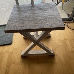 Yaxin Kalini Light brown Wood End Table 