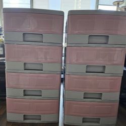 Large Drawer Storage Bins, Set Of 8