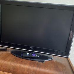 27 Inch Flatscreen Tv  Includes Roku