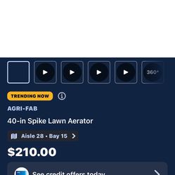 40 Inch Spike Lawn Aerator Agrifab 