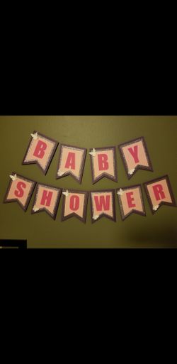 Butterfly baby shower Banners