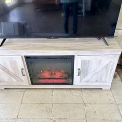 Farmhouse vintage fireplace heater 63x19x26