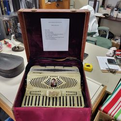 Accordion! Vintage, Italian, Mercury Lemar Piano Accordion. 120 Bass Keys
