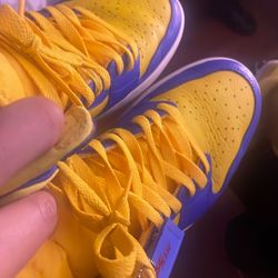 Jordan1s Blue And Yellow 