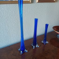 Cobalt Vases