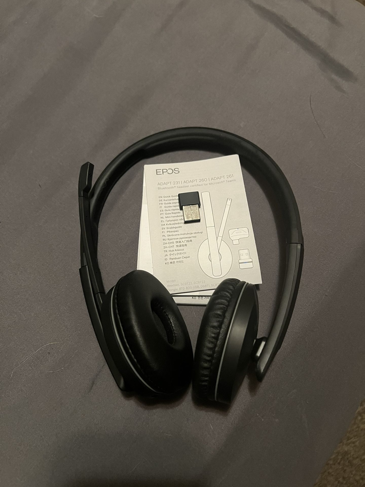 EPOS Adapt 260 - Dual Sided Headset, Wireless, Dual-Connectivity Bluetooth