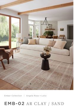 EMB-02 AR CLAY / SAND (LoLoi rug)