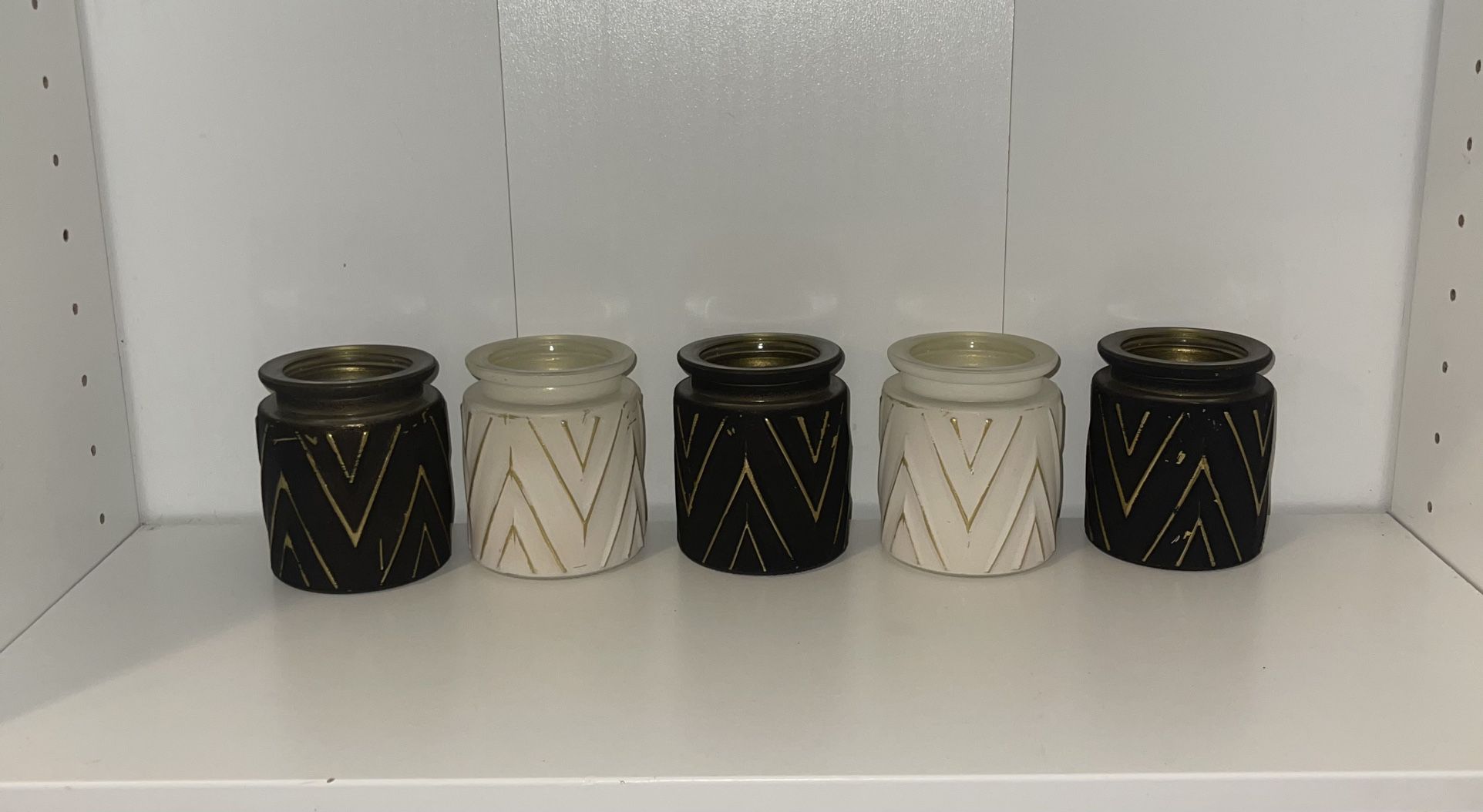 Traditional and Timeless Candle Holder Set of 5 Wedding, Gift, Or Home Decor