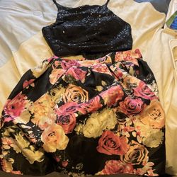 One Piece Two Piece Dress 
