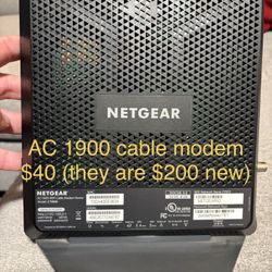 Netgear AC 1900 Cable Modem