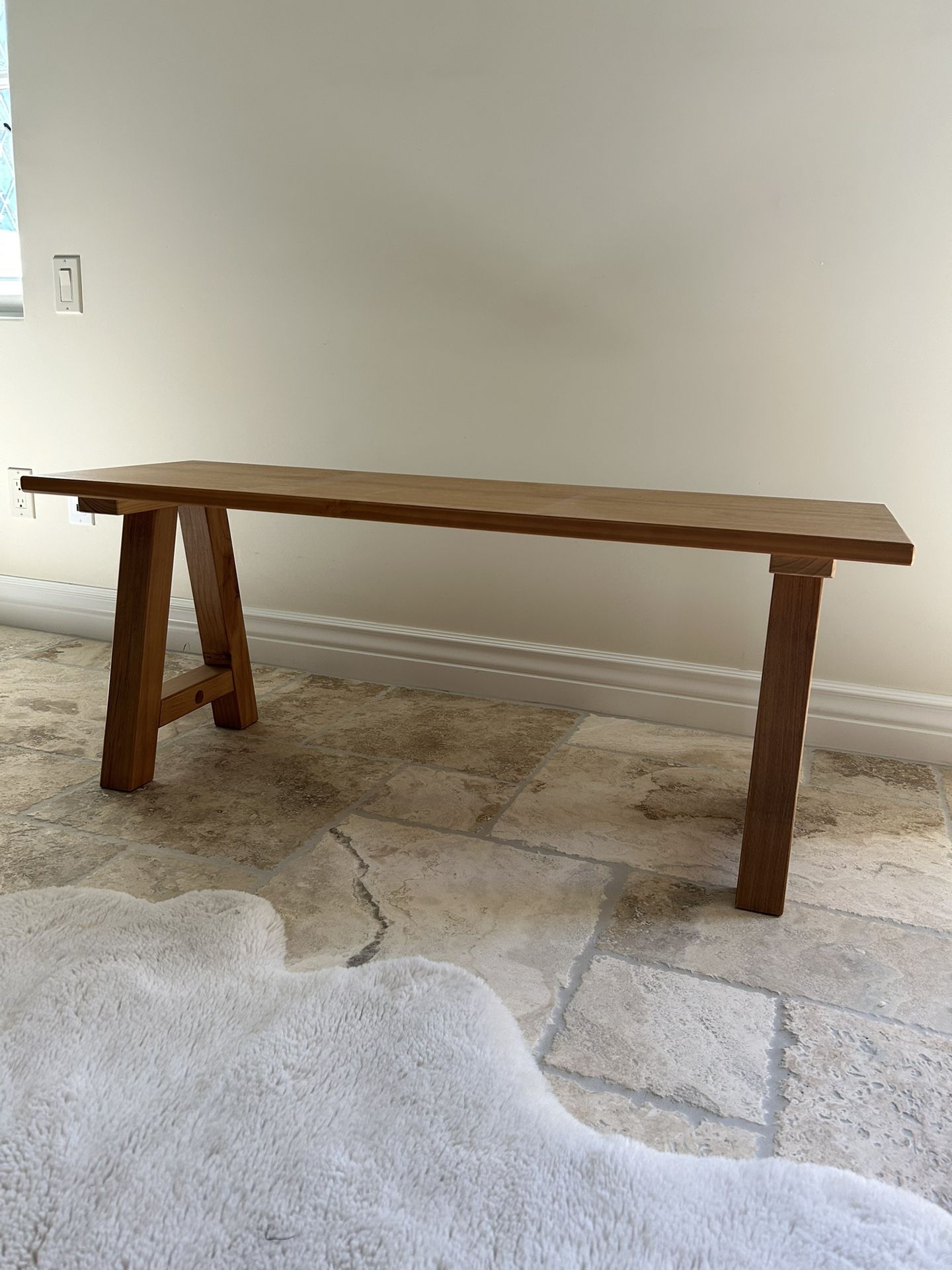 Farmhouse Wood Bench