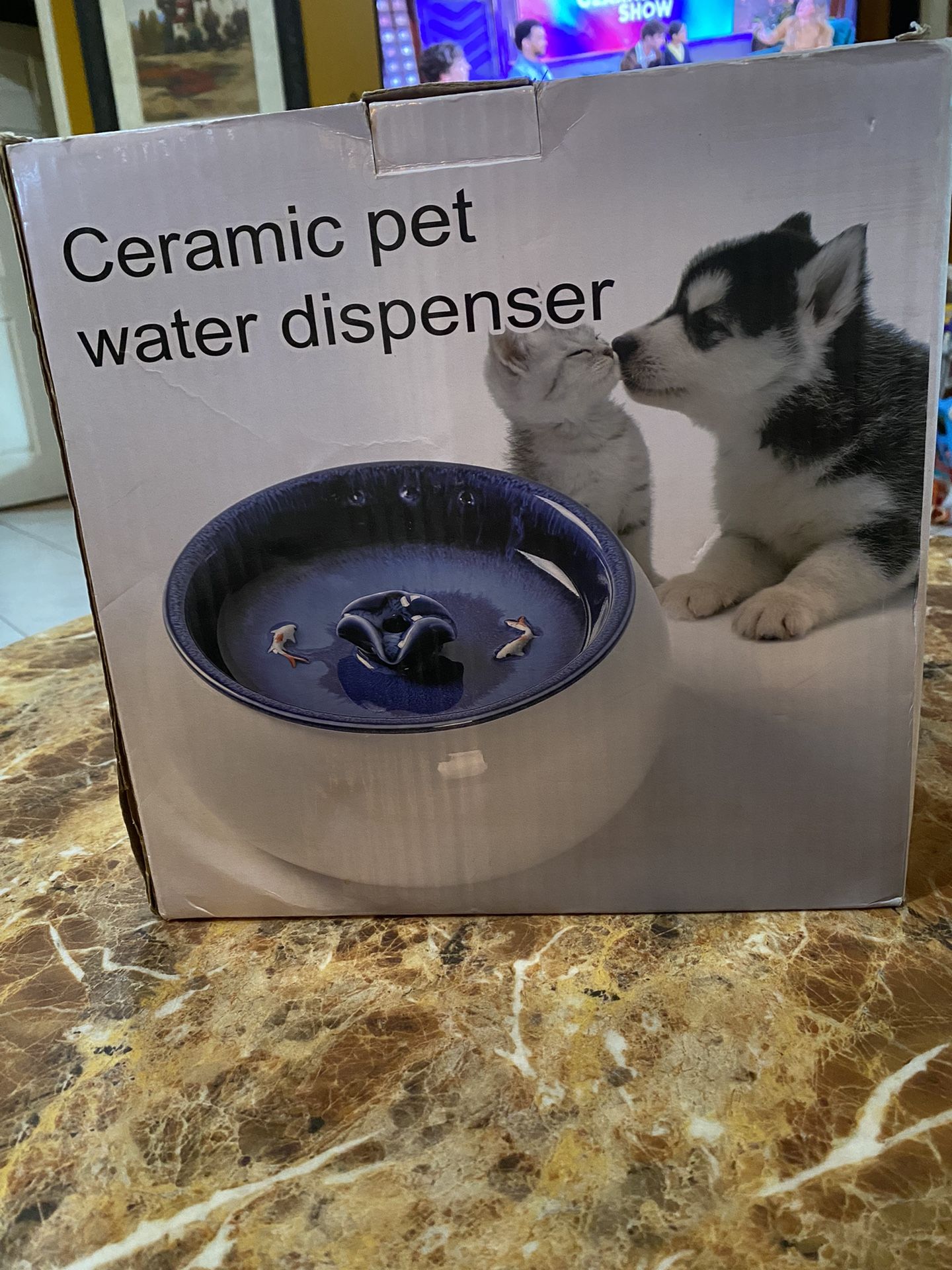 New Ceramic Pet Water Dispenser / READ DESCRIPTION 