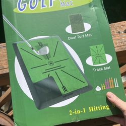 Dual Turf Golf Hitting Mat