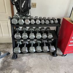Dumbbell With Rack 