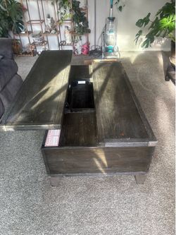 Wooden coffee table