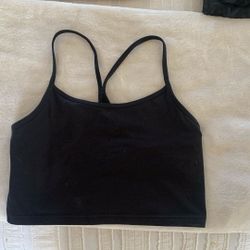 Black Sports Bra