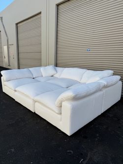 6-Piece Restoration Hardware White Cloud Couch