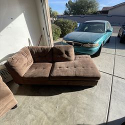 Brown Sectional Couch