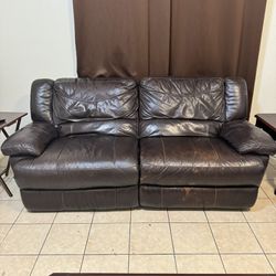 Leather Recliner Loveseat & Sofa Couches
