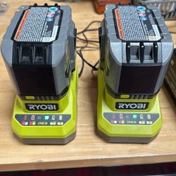 Two Sets Lithium Ion Batteries ! 