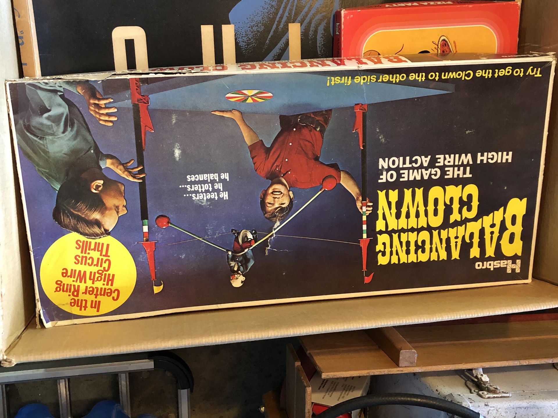 Vintage Balancing clown game