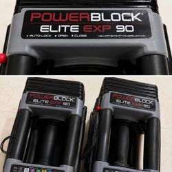 Powerblock Elite EXP Adjustable Dumbbells -like new