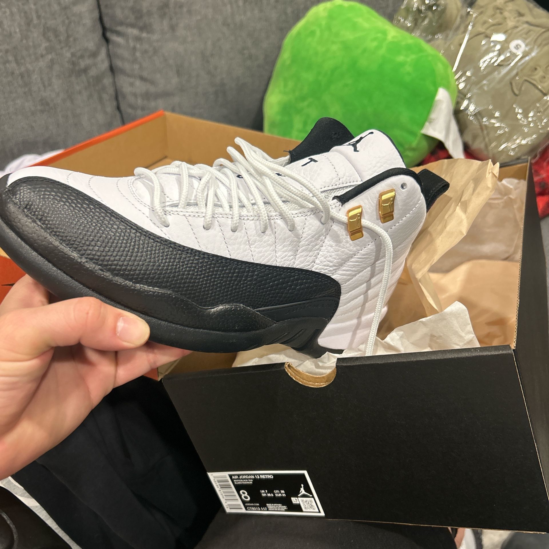 Jordan 12 Taxi Size 8