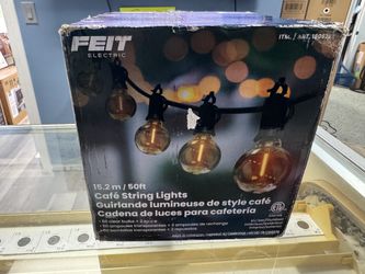 Fiet 50ft Cafe string Lights 