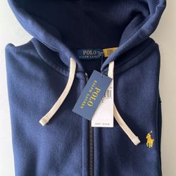 Polo Ralph Lauren Fleece Full Zip Hoodie Size L