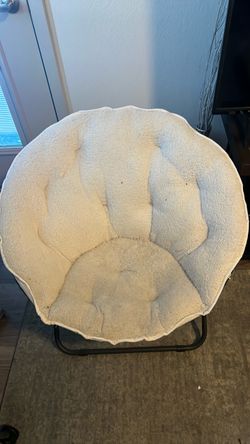 Foldable Saucer Moon Chair Sherpa