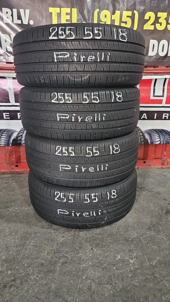 255 55 18 SET 4 LLANTAS INSTALADAS.