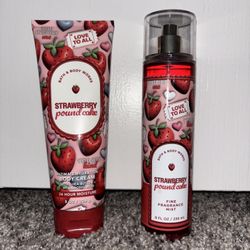 Bath & Body Works - Strawberry Pound Cake Mist