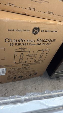 GE Brand New In Box Water Heater