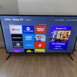 ONN 42” Class FHD Roku Smart Tv