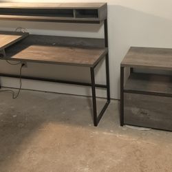 Office Desk ,Chair & File Cabinet 