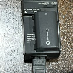 Sony AC-VF10 Power Adapter & NP-FS11 Battery for Cybershot Camera and Handycam Camcorder