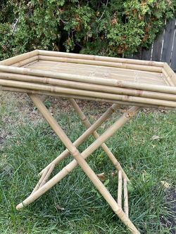 Bamboo Folding Table 