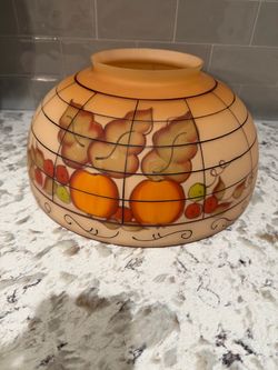 Vintage glass shade