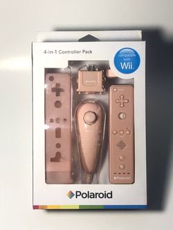 Polaroid Wii 4 in 1 Pink Controller ( Sealed )