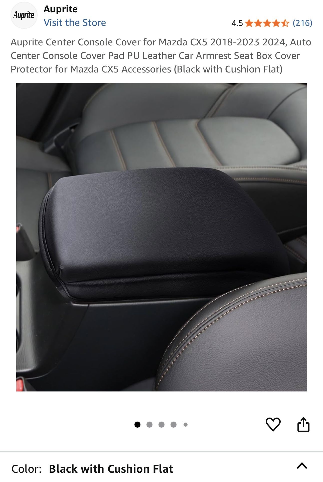 Center Console Cover For Mazda CX-5 2018 - 2024