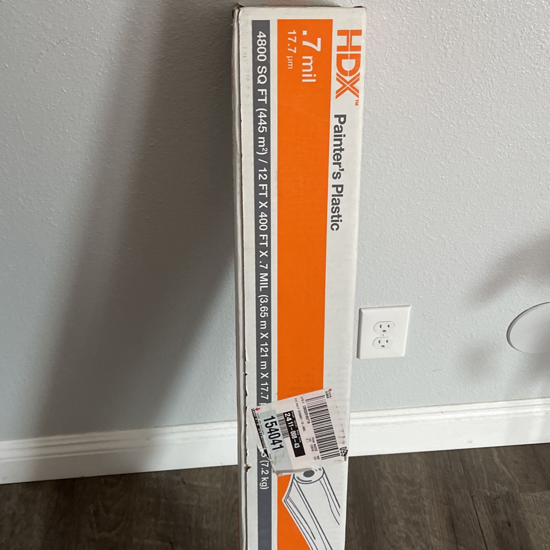 HDX Painter’s plastic clear
