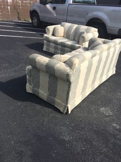 Sofa and Loveseat!