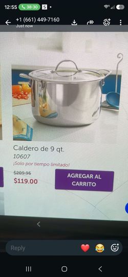 Olla de 9 qts princess house