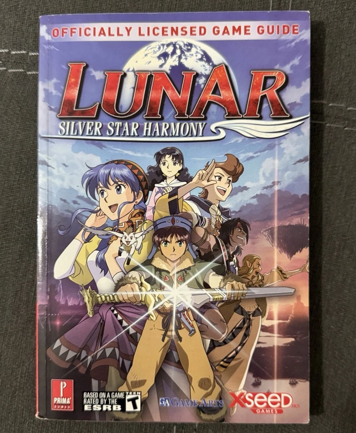 Lunar: Silver Star Harmony, Strategy Guide Prima Games XSEED - Sm Tear On Back