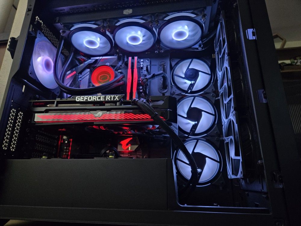 Gaming PC - R9 3900x, B450 ATX, 16GB RAM, 2.25TB storage, Strix 3070, 1000W PSU, 360mm AIO